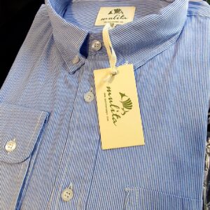 Camisa a rayas fantasía algodón