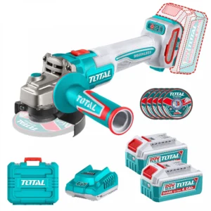 Amoladora Angular 4.1/2" Inalámbrica 20v Sin Carbones - 2 Baterías 4.0Ah