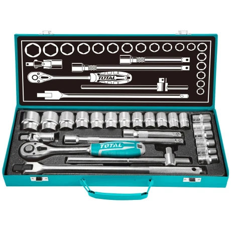Juego De Dados 1/2" - 24 Piezas