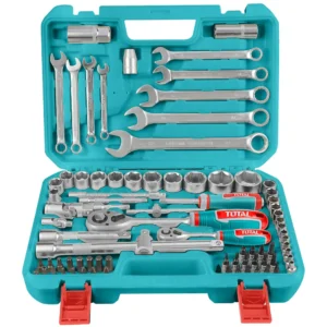 Juego De Dados Y Llaves Crique 1/4" Y 1/2" - 82 Piezas