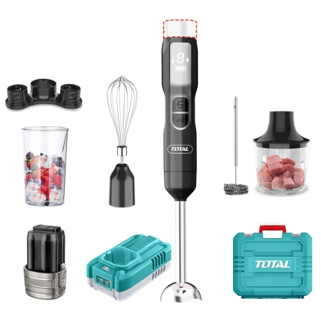 Mixer a bateria TOTAL en maletin con accesorios